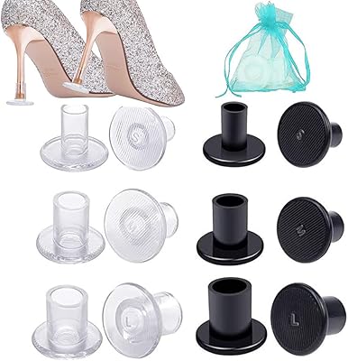12 pairs of protective covers for high heels for repairing high heels for shoes for women, xs, s, m, l, 4 sizes.. DIAYTAR NIGERIA brings the marketplace to your screen with affordable products delivered in 5-8 days.