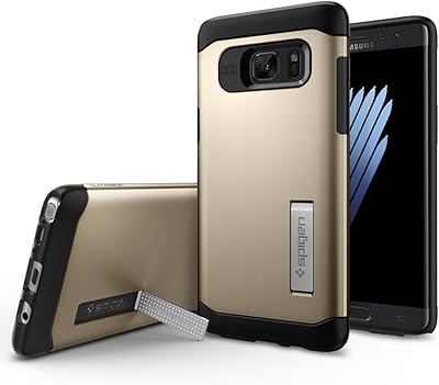 Spigen Slim Armor shell designed for Samsung Galaxy Note 7/Note V - Light gold.. DIAYTAR NIGERIA: Redefining e-commerce with affordable prices and reliable nationwide shipping.