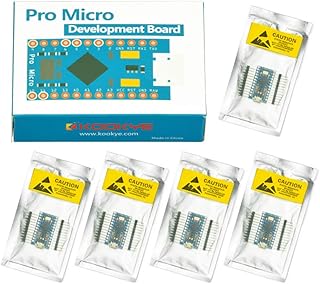 Koki Pro Model Modle Card ATMEGA32U4 5V/16MHz with 2-pin bend header for Arduino Leonardo 5pcs.. Get your essentials without leaving home — thanks to DIAYTAR Nigeria.