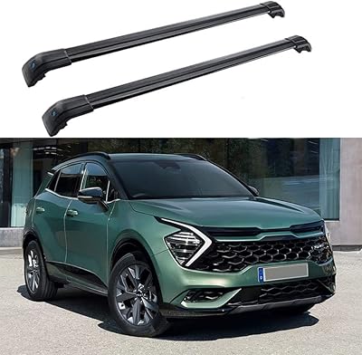 Aluminum crossed car roof bars, for Kia all new Sportage 2022, anti -theft luggage profile support, accessories racing bars.. DIAYTAR NIGERIA brings a world of products to your fingertips with affordable prices and quick delivery.