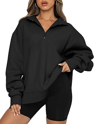 Overall hooded sweatshirt with long and semi-ferms lightning for women, trendy sweatshirt with zipper on a quarter for teenage girls, fall clothes y2k.. E-commerce made for Nigeria — fast delivery and low prices at DIAYTAR.