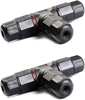 Castowave 2 -room cable connector, outdoor outdoor/outdoor cable connector cover (3 -lane black).. DIAYTAR Nigeria: Your one-stop online shop with unbeatable prices and nationwide delivery in under 8 days.