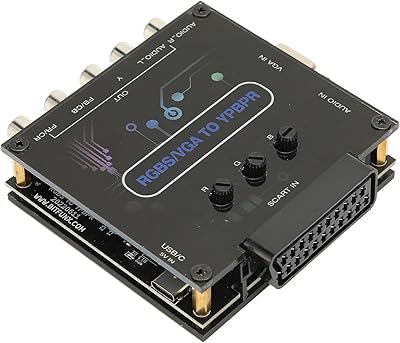 RGPS VGA Scart to YPBPR, Genesis for N64, Dreamcast, MD adapter supporting 480i, 480p, 576i, 576p, 720p, 1080i.. Affordable choices, delivered fast — that's the DIAYTAR Nigeria promise.