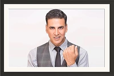 Studio Avinash Akshay Kumar framed photo to hang on the wall without glass for decoration.. DIAYTAR NIGERIA: Where smart shoppers find everything they need at prices they can afford.