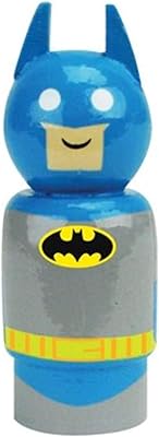 Batman Pin-Mate wood figurine of justice league, wood.. DIAYTAR NIGERIA: Your trusted partner for affordable online shopping with reliable delivery timeframes.