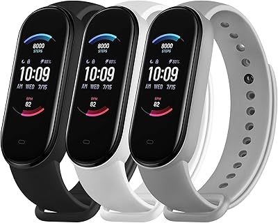 3 Xiaomi Mi band watch bracelets 6 and Xiaomi Mi band 5 Cocoline, Sports Silicone Waterproof Silicone Bracelets for Xiaomi Mi Band 6 and Xiaomi Mi band 5 for Women and Men watch for women and men.. Order today, receive in days — DIAYTAR Nigeria makes it possible.