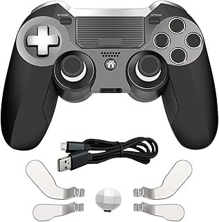 Modified PS4 controller, SCUF PS4 Elite wireless gaming controller with rear palettes to remove the buttons.. Discover the joy of online shopping with DIAYTAR NIGERIA's budget-friendly prices and reliable shipping.