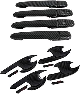 Exterior accessories of carbon fiber carbon carbon door handle for Toyota Rush 2018-2020, chrome decorative cover.. DIAYTAR NIGERIA: Where countless products meet affordable prices and reliable nationwide shipping.