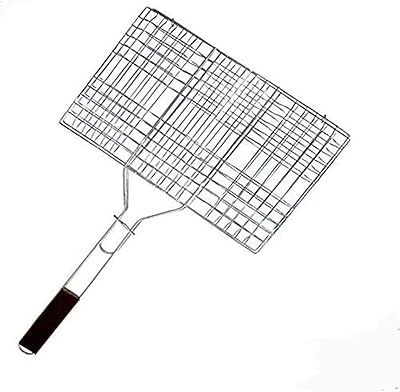 Barbecue support with wooden handle, 30 x 45 cm, BD-BBQ-14.. Skip the lines and shop online — DIAYTAR Nigeria delivers to your door in days.
