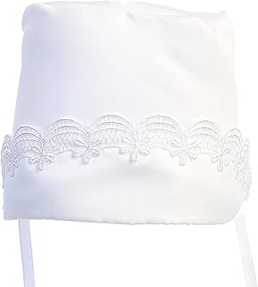 Baby girl baptism hat - baby baptism hat - white baby hat for newborn - para BAUTIZO NINA accessories.. DIAYTAR NIGERIA: Where every search leads to affordable products delivered promptly across Nigeria.