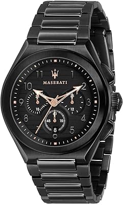 Maserati for men's watch, Triconic collection, in steel, black PVD - R8873639003, black, taglia unica, black, taglia unica, bracelet.. Experience shopping satisfaction with DIAYTAR NIGERIA's vast selection and nationwide delivery service.