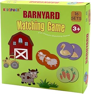 Memory association game - 16 pairs of preschool memory games with barnyard element, non -toxic educational memory association, perfect for toddlers 2 years and more.. No hassle, just shopping — DIAYTAR Nigeria delivers in under 8 days.
