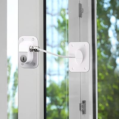 Self-adhesive Self-Adhesive Safety Locks, Children's Retry Locks for UPVC windows without drilling, children's safety window locks with screw keys for children's safety, babies and pets, 1 package.. DIAYTAR NIGERIA delivers on convenience and affordability with our reliable nationwide shipping.