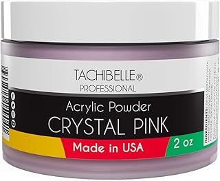 Professional acrylic nail powder Tachibell, 2 OZ, made in the United States, used in professional beauty salons. (Crystal pink 2 oz).. Unlock endless possibilities with DIAYTAR NIGERIA's affordable marketplace and reliable delivery service.
