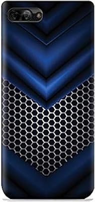 TPU Silicone Protective TPU Design for BlackBerry Key2 / Blackberry Athena with abstract pattern in blue mesh.. DIAYTAR NIGERIA: Where every search yields affordable results delivered promptly to your door.