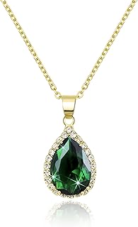 Pendant necklace in the shape of a 14 -carat plated brass tears for women.. DIAYTAR NIGERIA: Where every purchase is affordable and delivery is always within a week.