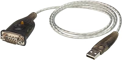 USB to RS-232 Atin UC232 adapter cable (1 meter) | Leader n ° 1 of the KVM market, black.. Shop smart with DIAYTAR NIGERIA's vast selection and enjoy affordable shipping in just 5-8 days.