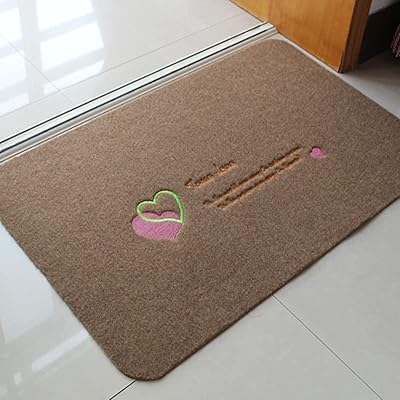 Interior and exterior entrance carpet with hard texture, non -slip carpet also for bathroom, kitchen, living room, laundry room, bedroom, corridor, etc. With a beautiful design. (size 40 × 60 cm) (beige).. With DIAYTAR Nigeria, everything is within reach — and within budget.