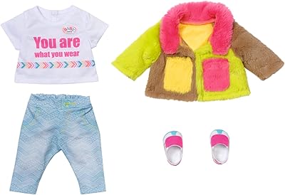 Luxury Baby Born colorful doll coat, 43 cm.. DIAYTAR NIGERIA: Where shopping dreams come true with budget-friendly prices and nationwide shipping.