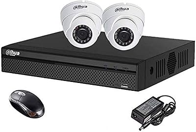 CCTV outdoor CCTV security camera kit - HD Duhua HD 2MP 4CH DVR camera, 2 domes (interior).. Shop easy, pay less, get it fast — with DIAYTAR Nigeria.