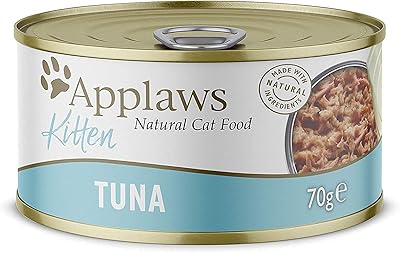 Natural food applaws with jelly tuna for kittens (70 g package of 24).. DIAYTAR NIGERIA brings affordable shopping to your fingertips with reliable delivery in less than 8 days.