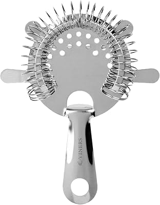 Cocktail Colander Finners Barware 0302.224, stainless steel.. DIAYTAR NIGERIA brings online shopping to every Nigerian with affordable prices and reliable shipping.
