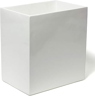 Jonathan adler, lacquer, white, one size trash can.. Easy checkout, quick delivery — shop now on DIAYTAR Nigeria.