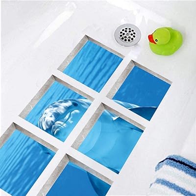 Non -slip stickers for DIY 3D Bathtub Holographic Waves The White Shop.. DIAYTAR NIGERIA: Bridging the gap between consumers and quality products with affordable nationwide shipping.