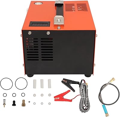PCB air compressor, 4500 psi/30 MPa, high pressure pump portable 12V DC for car or house with adapter, electric air compressor pump.. Shop the smart way with DIAYTAR NIGERIA's extensive selection and budget-friendly nationwide delivery.