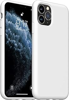 Simance Silicone Silicone Silicone Zobitek for iPhone 11 Pro Max, Wandgaming rubber protective shell with matt finish and soft microfiber lining (iPhone 11 pro max, white).. Shop confidently on DIAYTAR Nigeria — everything you need, delivered quickly.