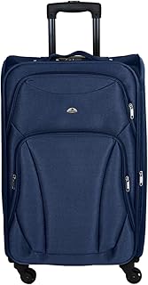 Set of flexible luggage Journey - Light light luggage bag with 4 wheels - Soft wheeled luggage/Root bag, blue.. DIAYTAR NIGERIA: Empowering Nigerians with access to affordable products delivered within 8 days.