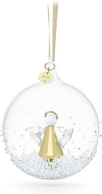 Swarovski Boule Decoration Annual Edition 2022, White Swarovski Crystals with Gold Plated Metal Champagne, from the Swarovski Annual Edition collection.. Need it fast? DIAYTAR Nigeria ships in just 5 to 8 days nationwide.