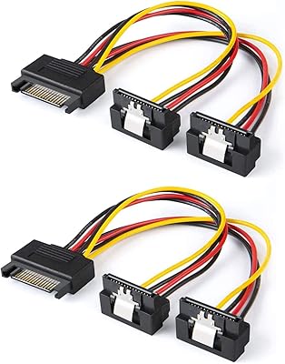 Creation cable of SATA power cable [2 rooms] 6 inch Sata 15 male pins towards 2xSata 15 pins lower corner female female.. Your trusted marketplace, DIAYTAR NIGERIA offers extensive variety with delivery within 8 days.