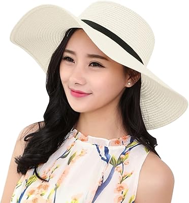Hat in straw straws on a large edge for women, foldable summer hat, foldable elastic beach hats for women.. Shop smarter with DIAYTAR NIGERIA's comprehensive catalog and budget-friendly 5-8 day delivery.
