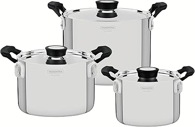 TRAMONTINA 3PC. Grano kitchen batteries.. Affordable luxury and fast service — only on DIAYTAR Nigeria.