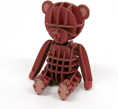 Puzzle 3D plush bear in red paper leg, miniature animal craft kit for children and adults - birthday gift, party gifts and organic paper enthusiasts.. Shop across categories at DIAYTAR NIGERIA with the confidence of affordable prices and delivery within 8 days.