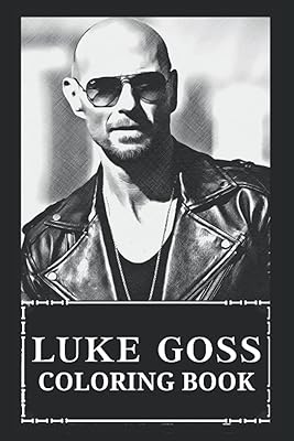 Luke Goss coloring book: Excellent stress relief and relaxation.. DIAYTAR NIGERIA: Where affordability meets variety in Nigeria's most comprehensive online marketplace.