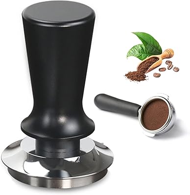 TAPPING Day Espresso Coffee Tamper 51mm 30LBS 100% Food quality in stainless steel Calibrated pressure for ground coffee barista espresso espresso machine accessories (black).. DIAYTAR NIGERIA delivers more than expected with our extensive catalog and 5-8 day delivery service.