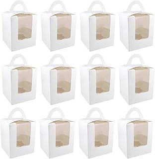 Individual cupcake supports Red Dot Gift - Individual cupcake containers with 100 pieces with insert, large container with take -out cupcakes, pack of 100, white.. Get unbeatable value on every order with DIAYTAR Nigeria.