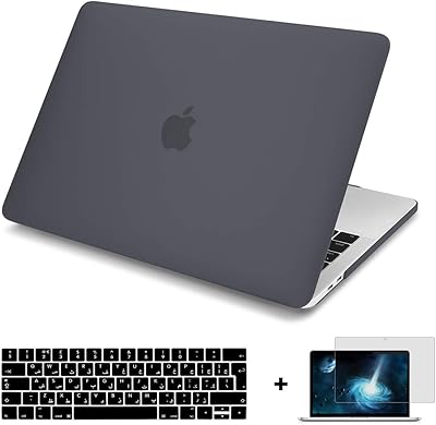 Compatible with the new MacBook Pro 15 inches version 2018 2016 2016 2016 with touch bar model A1990 A1707, Arabic keyboard case in tempered silicone and screen protector (black).. DIAYTAR NIGERIA connects Nigerians with quality products at affordable prices, delivered in 5-8 days nationwide.