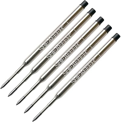 Combined pen savings pack, sheaffer -original ball pen recharges, 5 units, K style K, 99335, medium black ink (loose wrapped).. Enjoy the simplicity of shopping with DIAYTAR NIGERIA, offering vast choices delivered in just 5-8 days.