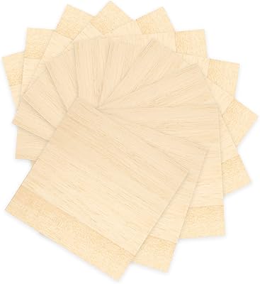 Linden plates - 1/16 "unfinished plywood plates for crafts, leisure, modelism and wood combustion (100x100x2mm).. Discover endless possibilities with DIAYTAR NIGERIA's comprehensive catalog and reliable delivery service.
