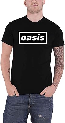 T-shirt with new Oasis Classic Decca Band for men's, Multicolore logo.. Experience the joy of convenient shopping with DIAYTAR NIGERIA's vast selection and quick delivery service.