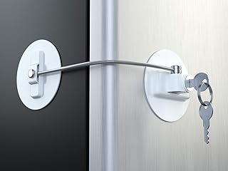 A bundle of fridge lock with 2 keys, refrigerator door lock, university case, children's safety cabinet lock with powerful adhesive.. Embrace the convenience of DIAYTAR NIGERIA with thousands of products at your fingertips, delivered nationwide.