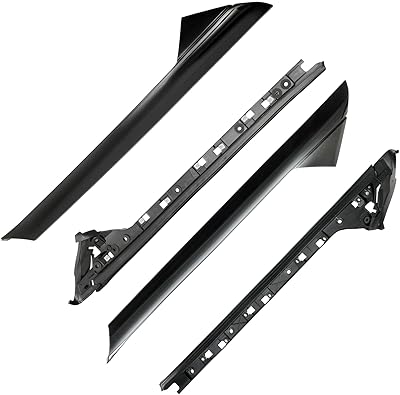 Set of uprights with windshield molding, left and right, exterior and interior | Compatible with Ford Explorer BB5Z7803145AA BB5Z7803144AA 926450 926451 BB5Z7803137AA BB5Z7803136AA Window accessories 2011-2019.. From tech to toiletries, DIAYTAR Nigeria delivers without delay.