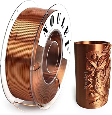 3D plain 3D printing filament for 3D printer, 1.75 mm 1 kg/2.2 lb, silk copper coil, silk copper.. DIAYTAR NIGERIA: Where every shopping need is met with affordable prices and timely delivery.