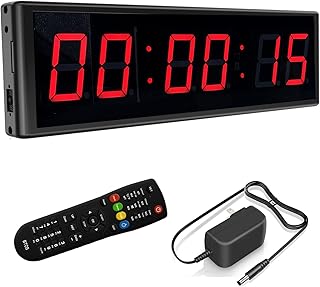 LED digital wall clock, countdown, fitness stopwatch, gym (2.3 -inch digital height).. Browse endless categories on DIAYTAR Nigeria — your items delivered in just days.