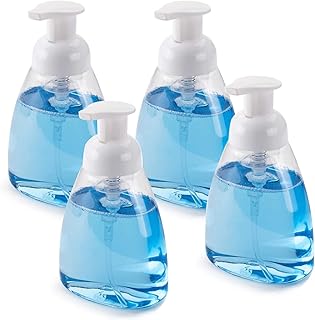 Distributor of foaming soap, package of 4 foaming liquid soap dispensers, white pumps, plastic empty bottles, reloadable hand soap distributors, plastic foam distributor bottle for bathroom and kitchen.. Experience the power of choice with DIAYTAR NIGERIA's vast catalog and affordable 5-8 day delivery.
