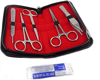 Sections kit, 10 pieces of stainless steel laboratory dispersion tools, biology student for veterinary medicine students with scalpel steel blades.. Say goodbye to limited options and long shipping times. DIAYTAR Nigeria delivers variety, quality, and affordability straight to your door.
