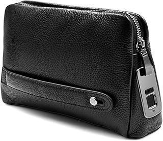 Wallet developed in real leather with zipper, intelligent long wallet with fingerprint recognition function, secure anti -theft handbag.. DIAYTAR NIGERIA: Your one-stop e-commerce destination with affordable prices and nationwide delivery in 5-8 days.